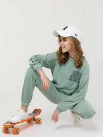 Костюмы ISSA Plus модель CD-424_mint Фото