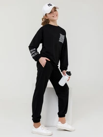Костюмы ISSA Plus модель CD-424_black Фото