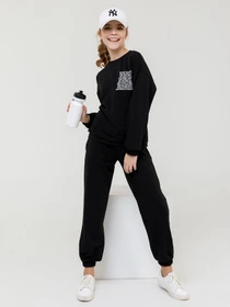 Костюмы ISSA Plus модель CD-424_black Фото