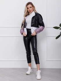 Куртки та дублянки ISSA Plus модель SA-123_blackpink Фото