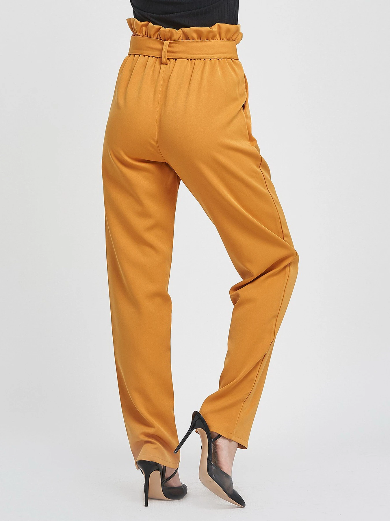 Брюки ISSA Plus модель 11300_mustard Брюки ISSA Plus модель 11300_mustard Фото