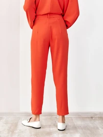 Брюки ISSA Plus модель SA-178_terracotta Фото