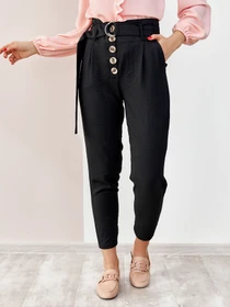 Штани ISSA Plus модель SA-178_black Фото