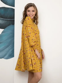 Платья ISSA Plus модель CD-404_mustard Фото