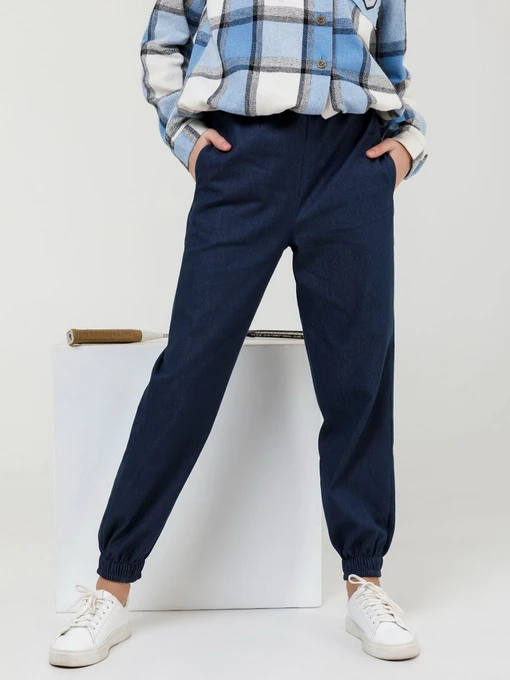Брюки ISSA Plus модель CD-415_blue Фото