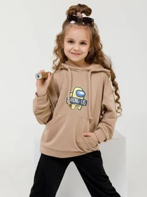 Худи и свитшоты ISSA Plus модель CD-422_beige Фото