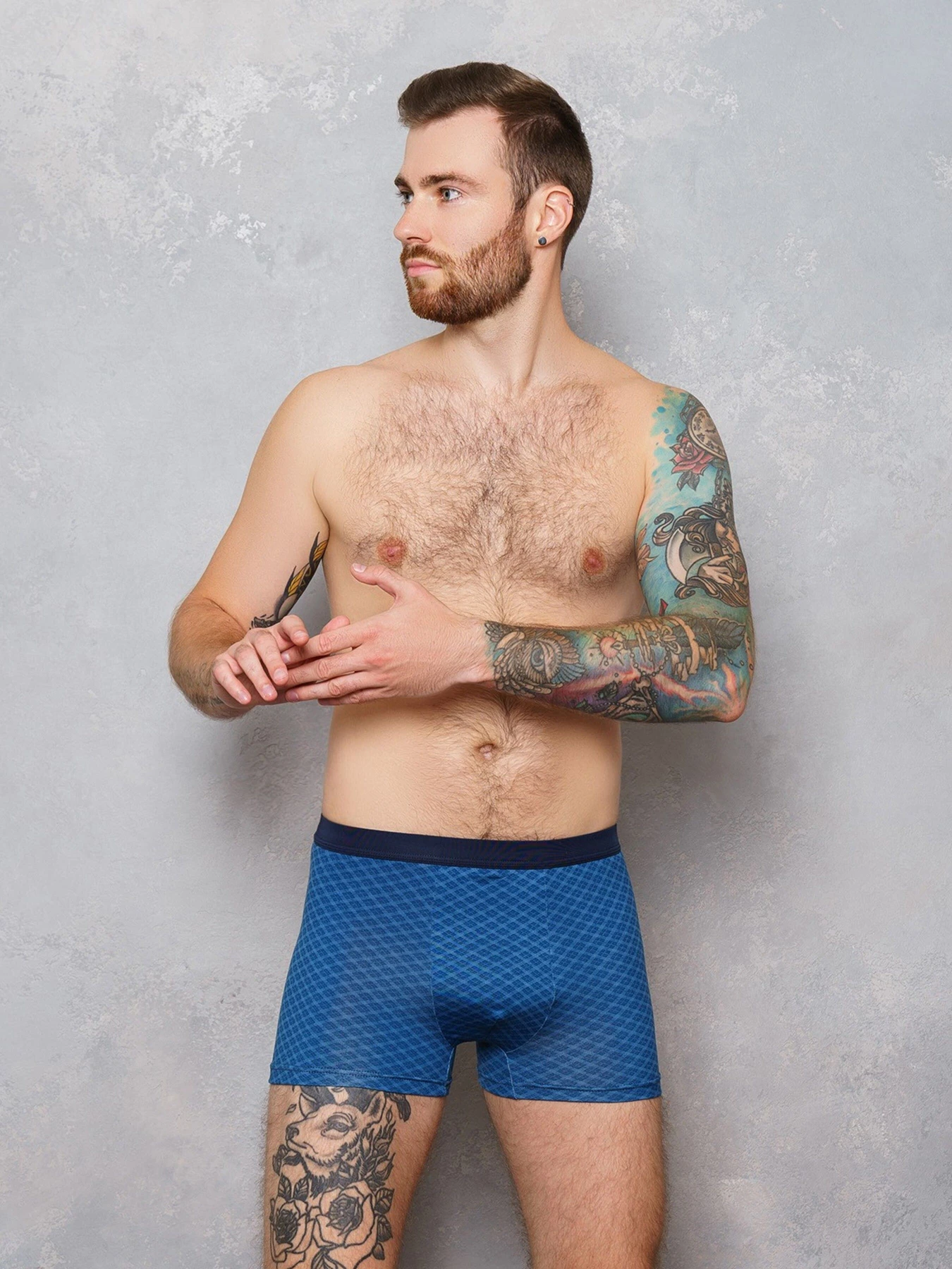 Нижнее белье ISSA Plus модель GN5-120__blue Фото
