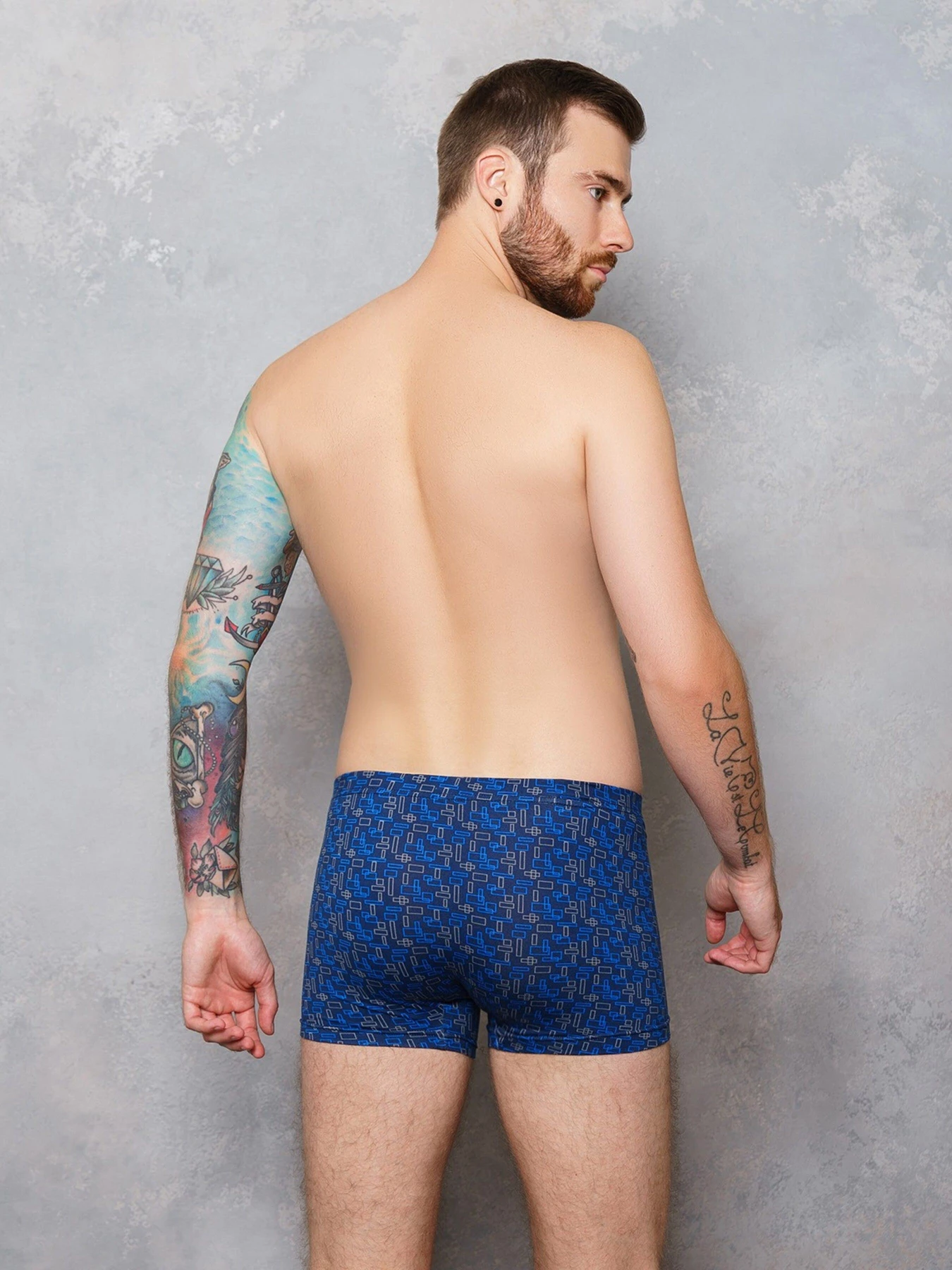 Нижнее белье ISSA Plus модель GN5-129__darkblue Фото