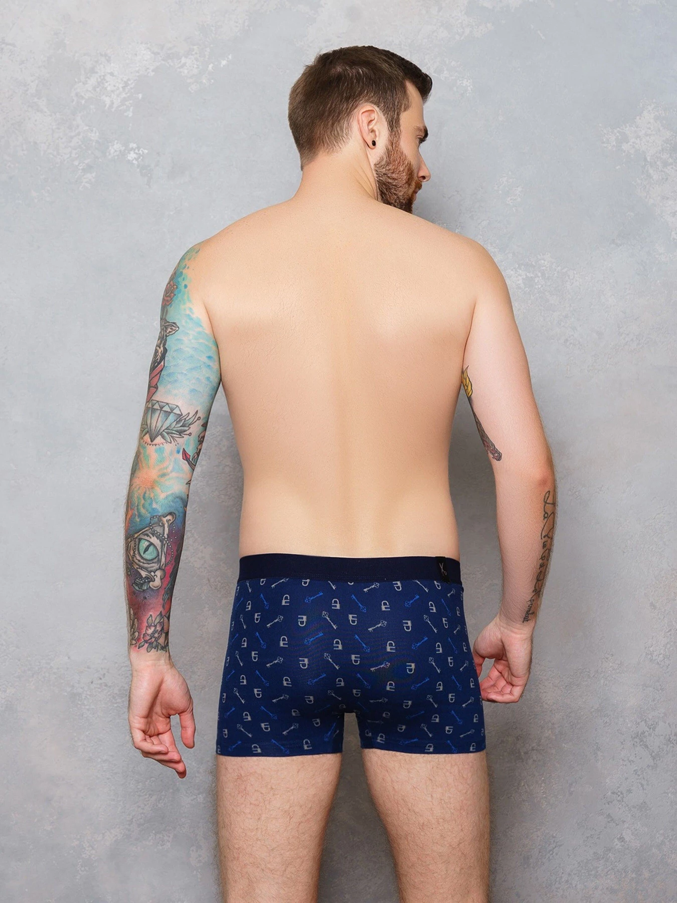 Нижнее белье ISSA Plus модель GN5-135__darkblue Фото