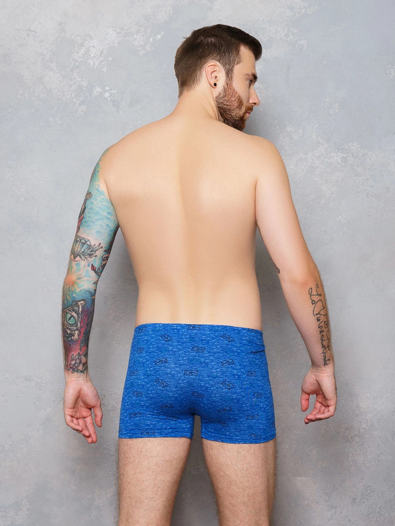 Нижнее белье ISSA Plus модель GN5-157__blue Фото