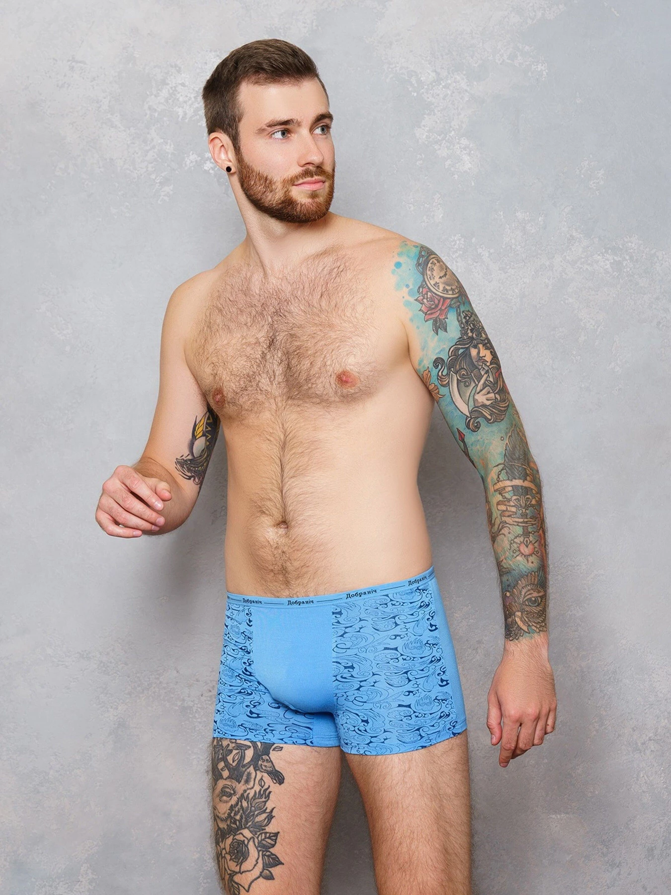 Нижнее белье ISSA Plus модель GN5-105_.blue Фото