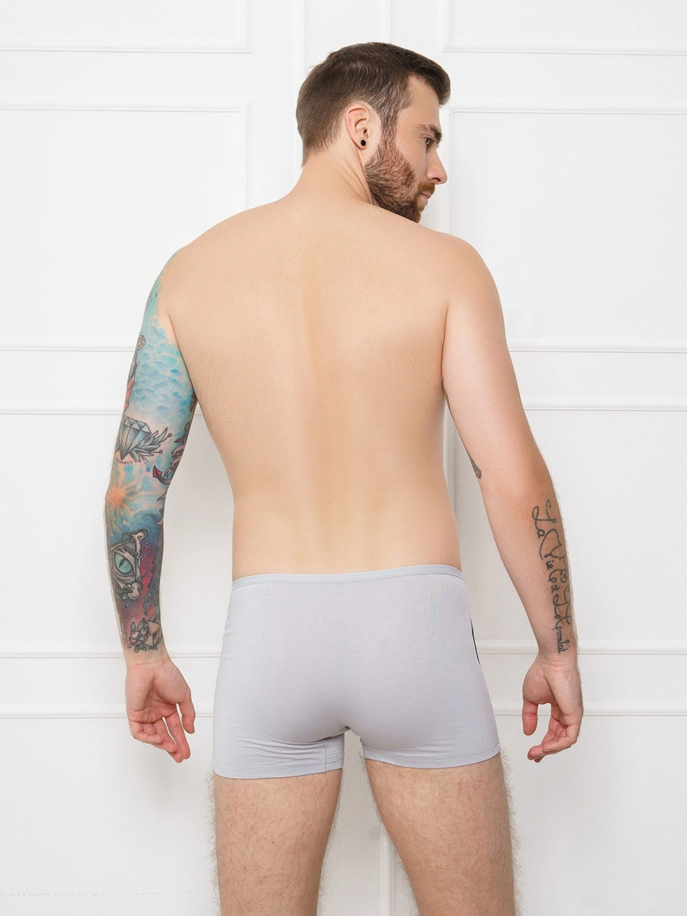 Нижнее белье ISSA Plus модель GN5-108_.grey Фото