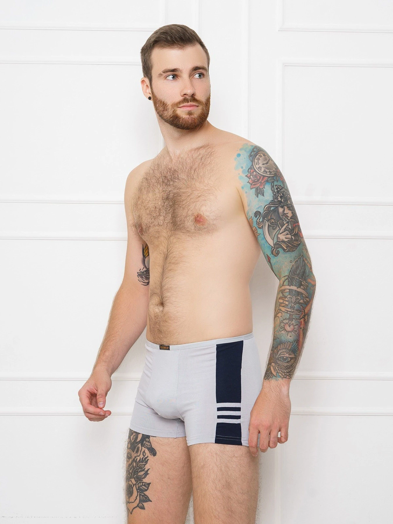 Нижнее белье ISSA Plus модель GN5-108_.grey Фото
