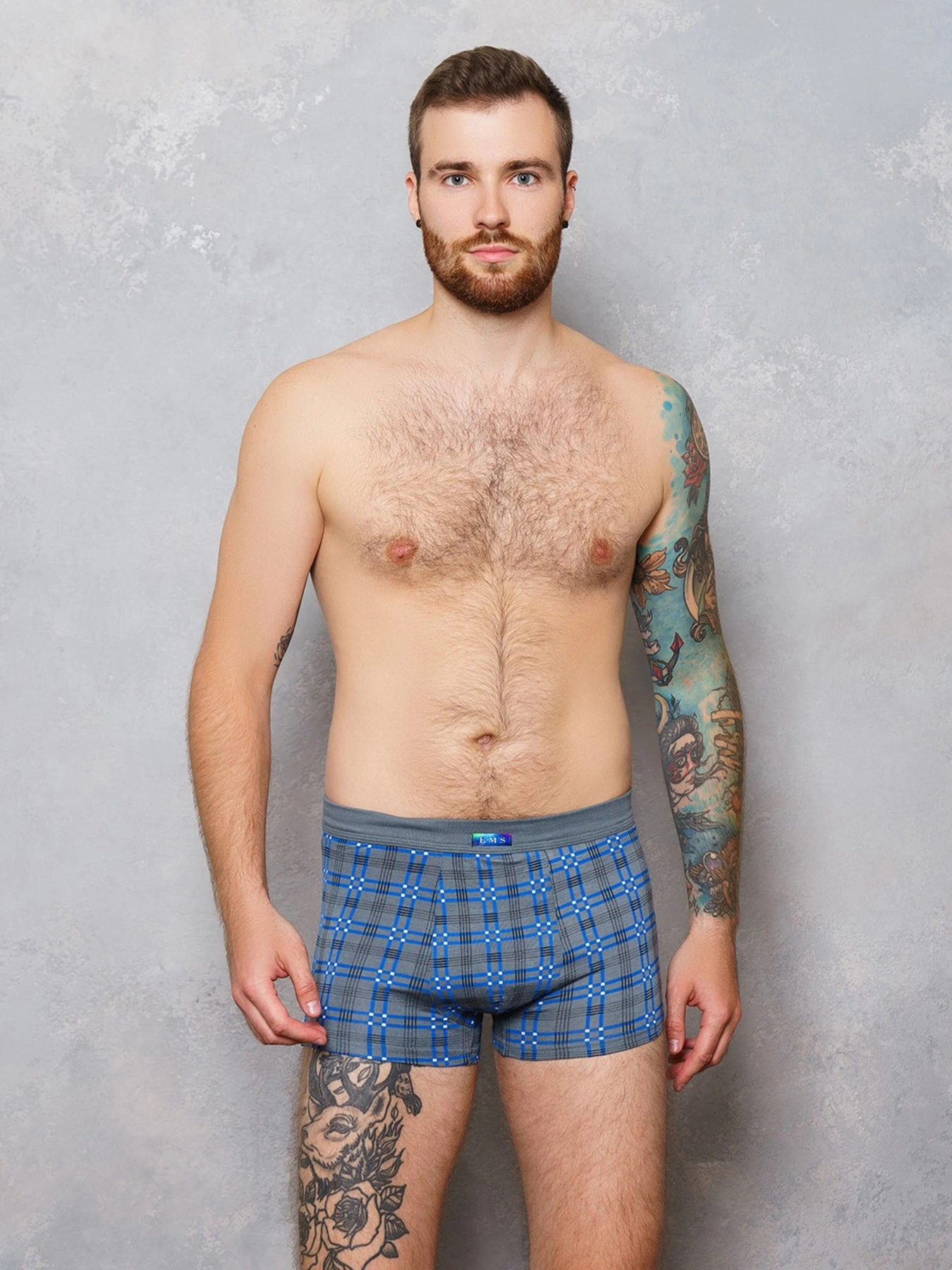 Нижнее белье ISSA Plus модель GN5-113_.grey Фото
