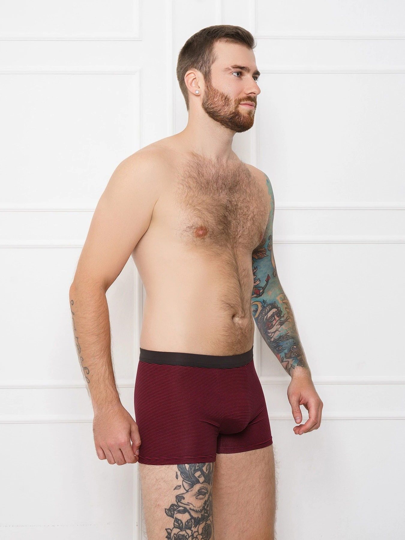 Нижнее белье ISSA Plus модель GN5-115_.burgundy Фото
