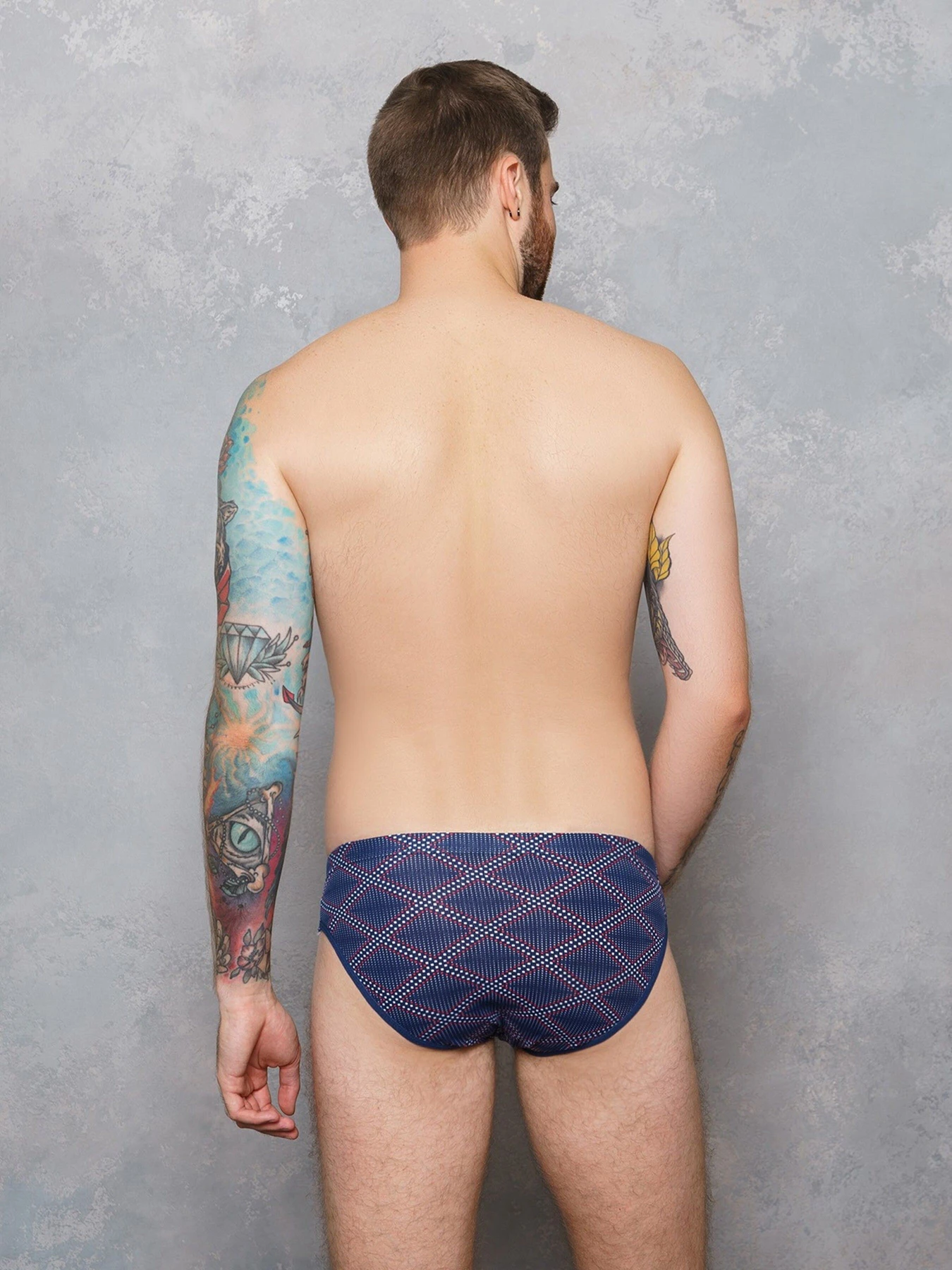 Нижнее белье ISSA Plus модель GN5-116_.darkblue Фото