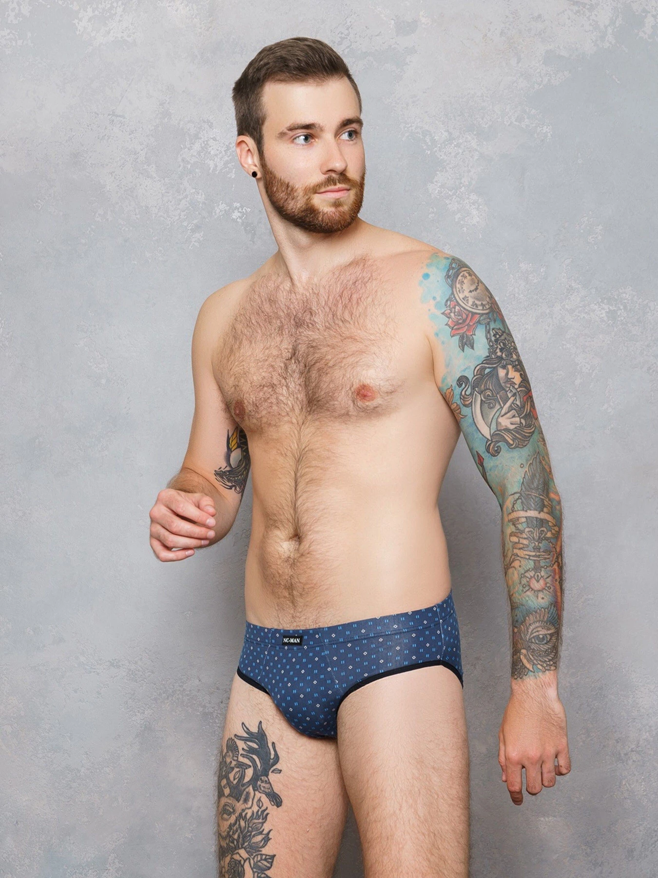 Нижнее белье ISSA Plus модель GN5-119_.blue Фото