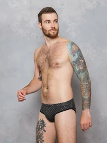 Нижнее белье ISSA Plus модель GN5-119_.black Фото