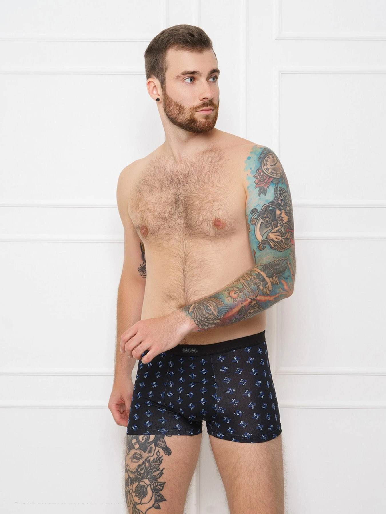 Нижнее белье ISSA Plus модель GN5-136_.blackblue Нижнее белье ISSA Plus модель GN5-136_.blackblue Фото