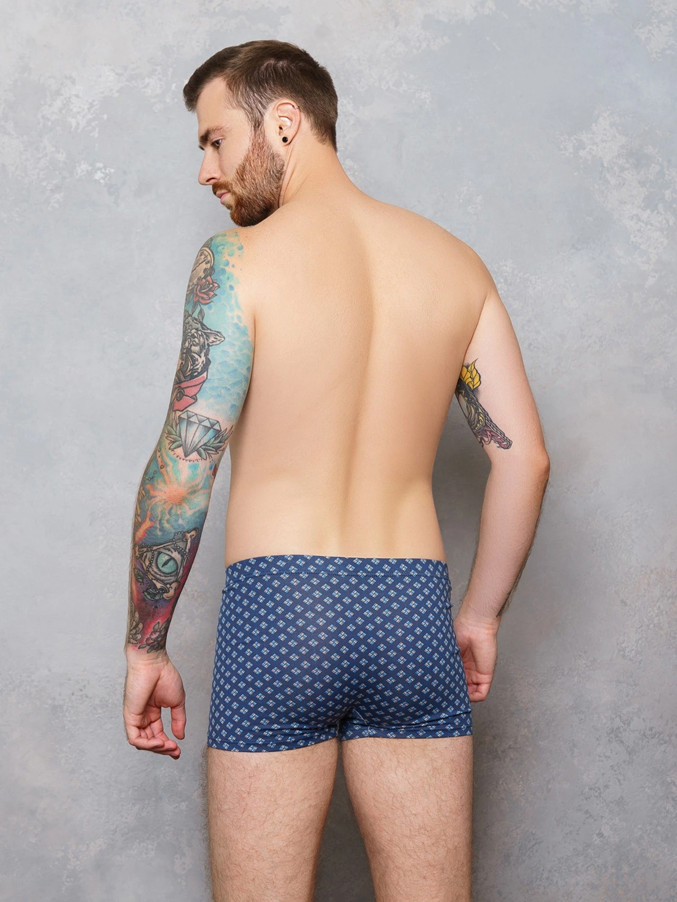 Нижнее белье ISSA Plus модель GN5-161_.blue Фото