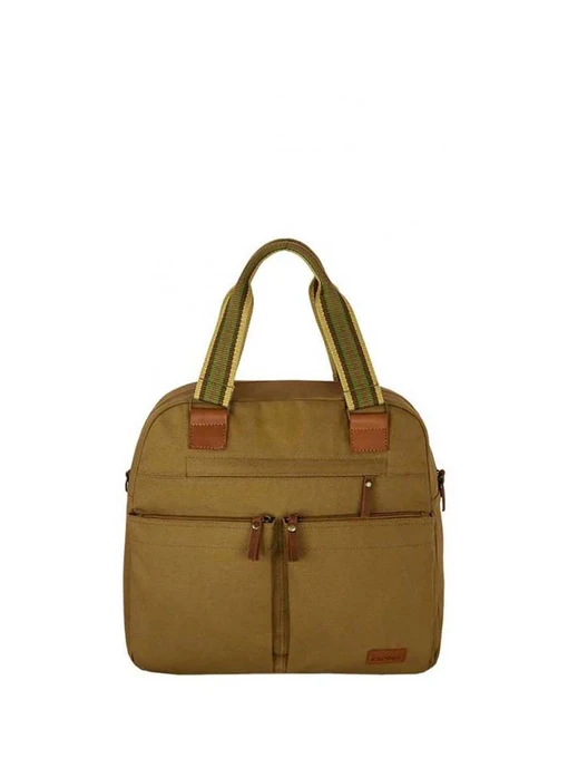 Дорожні сумки та валізи Exodus модель 875LeatherCanvasBrown Фото