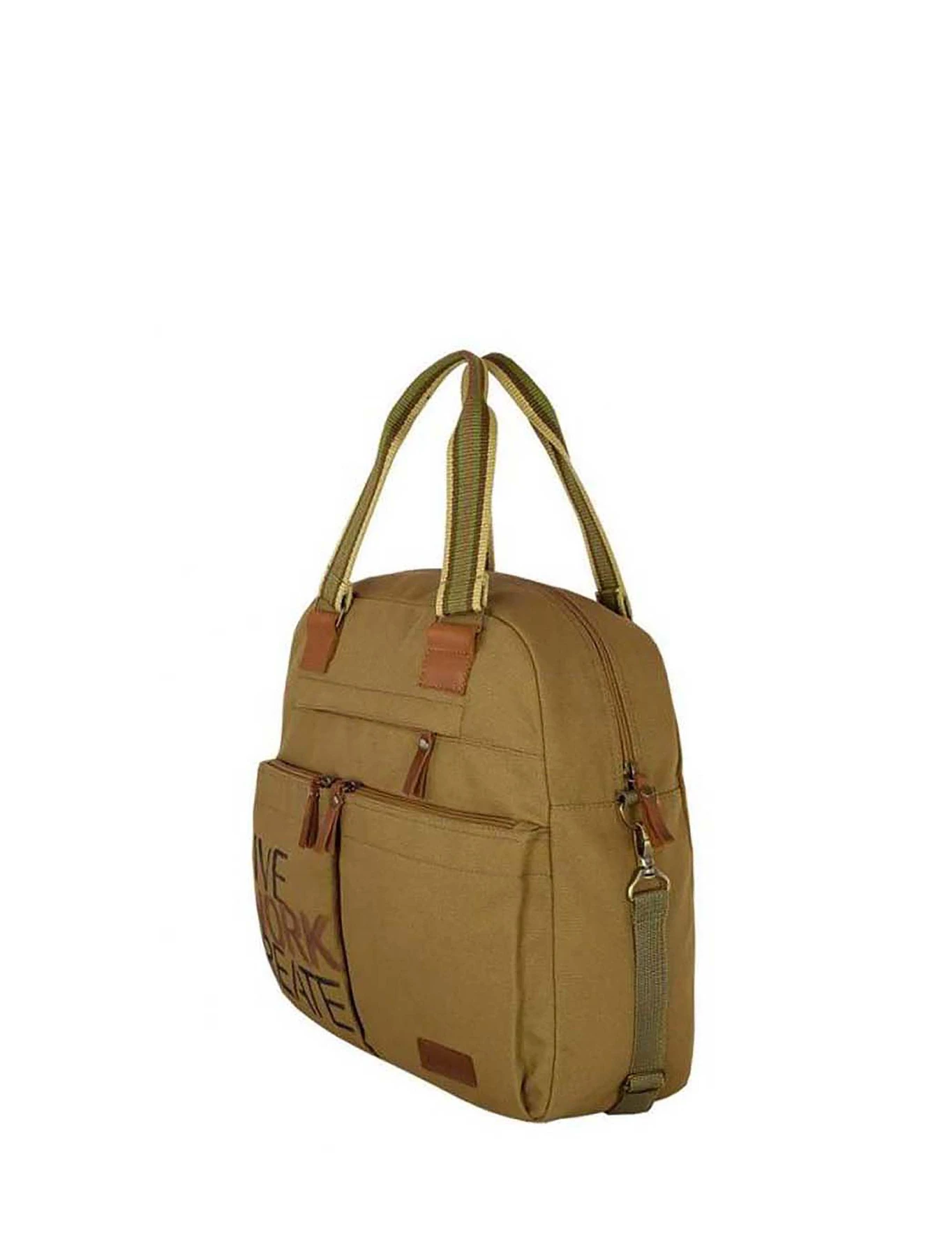 Сумки Exodus модель 874LeatherCanvasBrown Фото