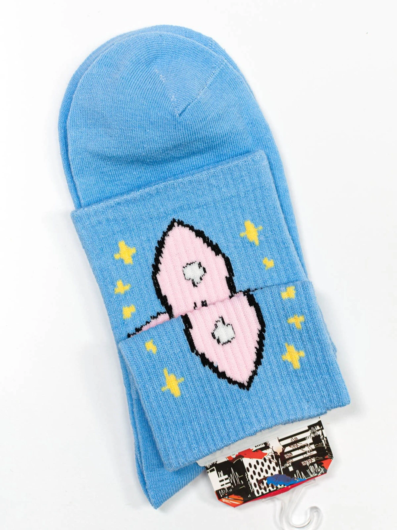 Носки и гольфы ISSA Plus модель NS-112_lightblue Фото