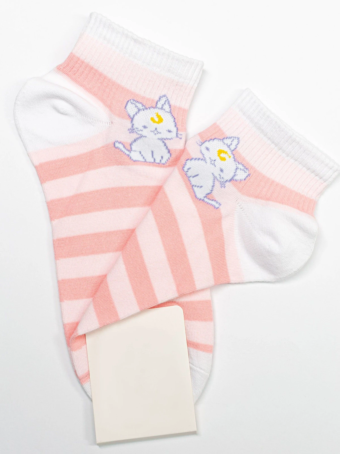 Носки и гольфы ISSA Plus модель NS-125_pinkwhite Фото