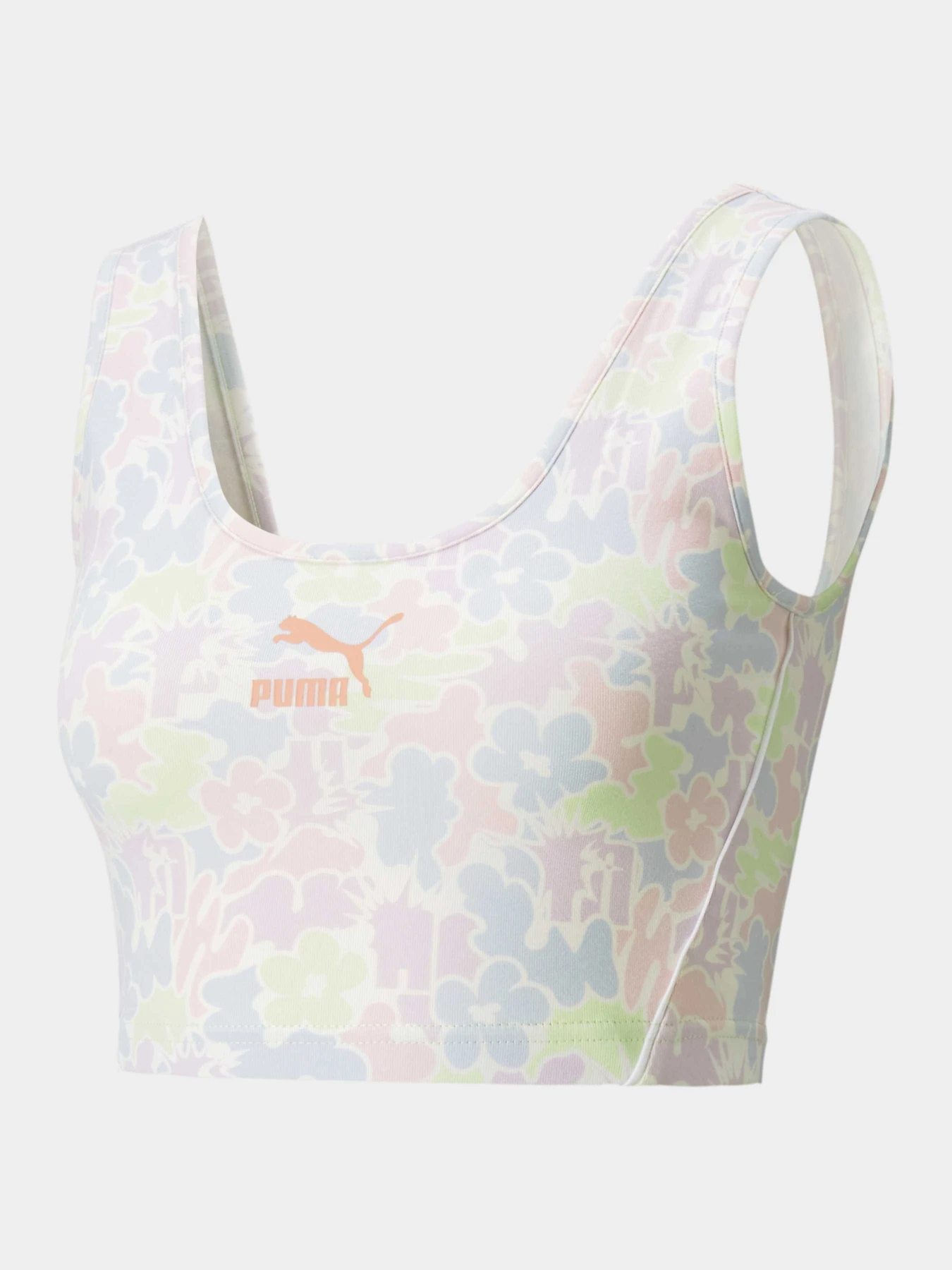Футболки і поло PUMA Summer Resort Aop Bralette модель 536844 Футболки і поло PUMA Summer Resort Aop Bralette модель 536844 Фото