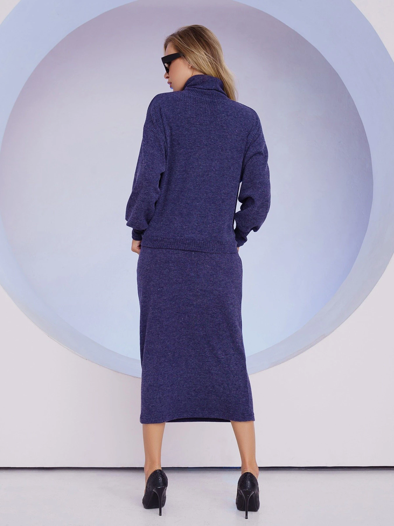 Костюмы ISSA Plus модель 13468_blue Костюмы ISSA Plus модель 13468_blue Фото