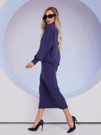 Костюмы ISSA Plus модель 13468_blue Фото