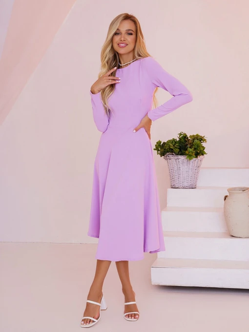 Сукні ISSA Plus модель 13475_lilac Фото