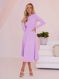 Платья ISSA Plus модель 13475_lilac Фото