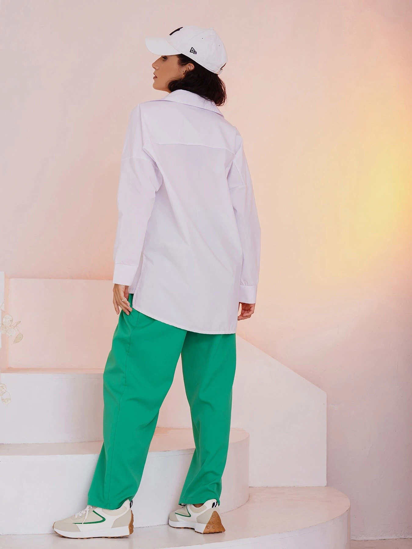 Костюми ISSA Plus модель 13480_greenwhite Фото