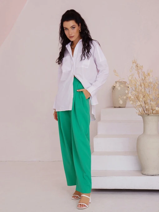 Костюми ISSA Plus модель 13480_greenwhite Фото