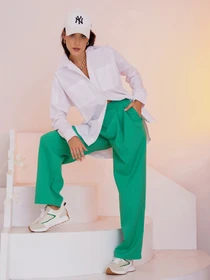 Костюми ISSA Plus модель 13480_greenwhite Фото