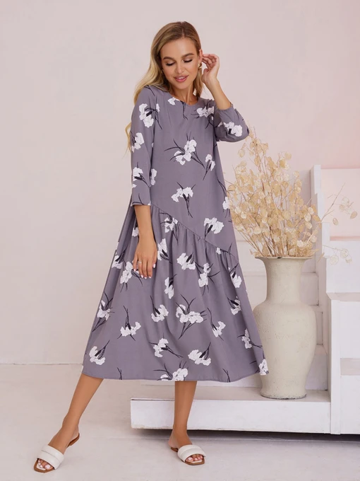 Сукні ISSA Plus модель 13485_grey Фото
