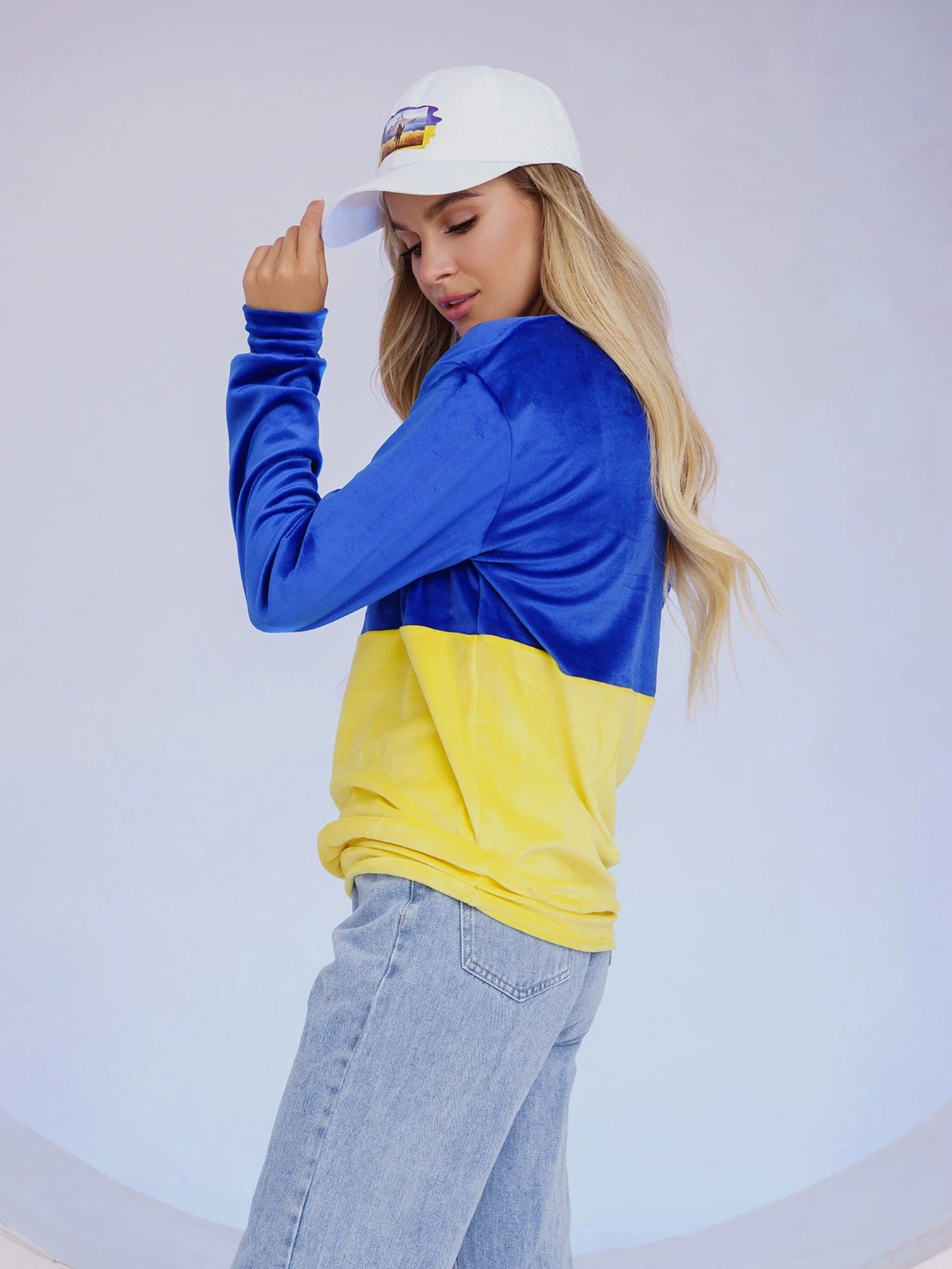 Худі та світшоти ISSA Plus модель 13488_yellowblue Фото