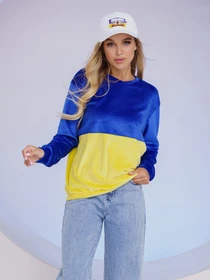 Худі та світшоти ISSA Plus модель 13488_yellowblue Фото