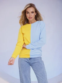 Худі та світшоти ISSA Plus модель 13489_yellowblue Фото