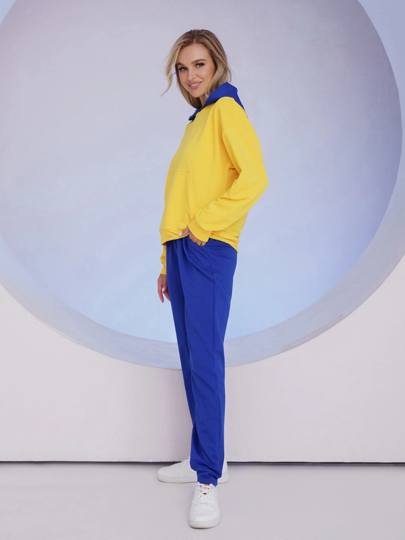 Костюми ISSA Plus модель 13490_yellowblue Фото