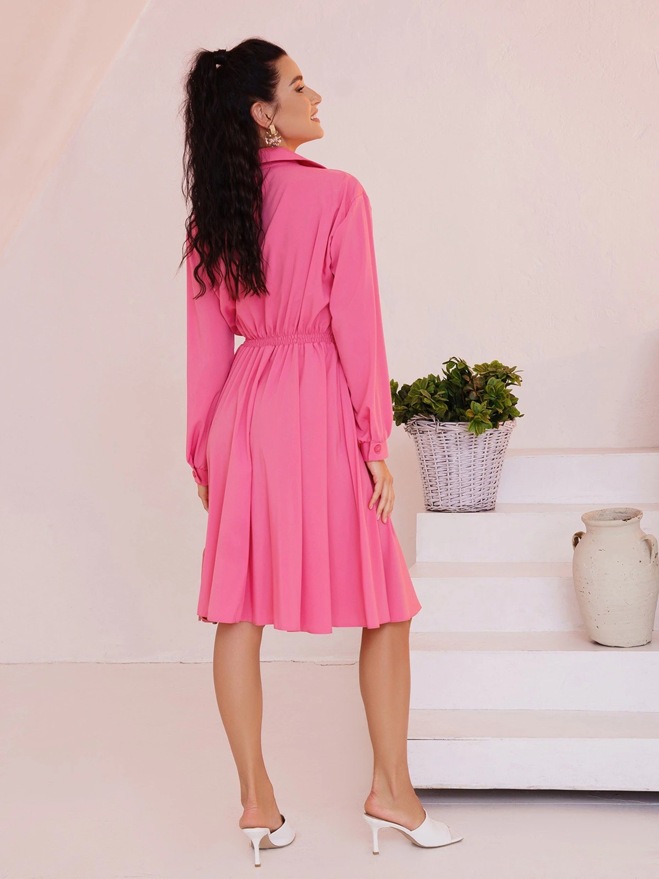 Сукні ISSA Plus модель 13491_pink Фото