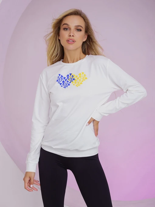 Худи и свитшоты ISSA Plus модель 13498_milk Фото