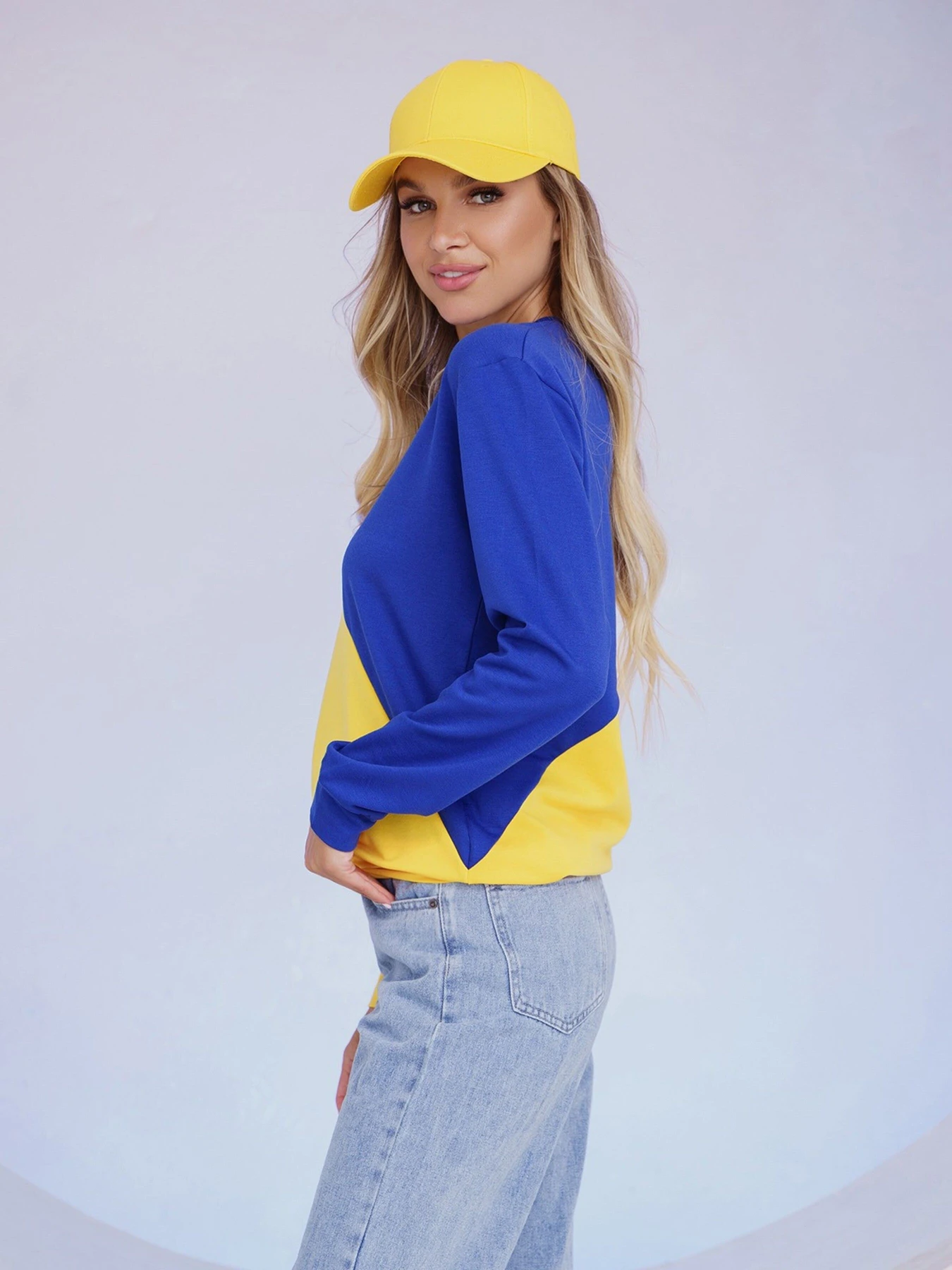 Худі та світшоти ISSA Plus модель 13499_yellowblue Фото