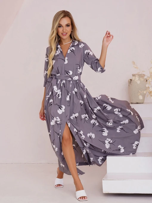 Сукні ISSA Plus модель 13511_grey Фото