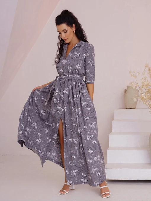 Сукні ISSA Plus модель 13512_grey Фото