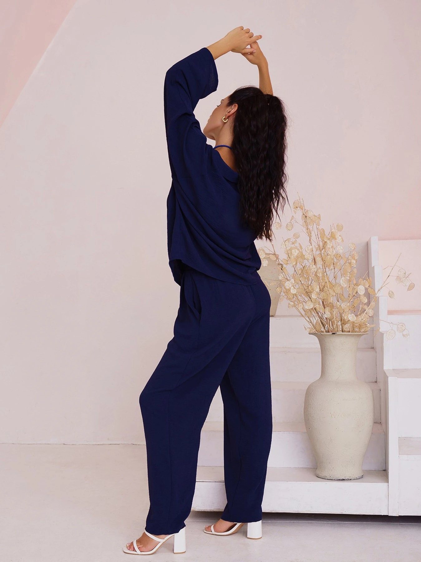 Костюмы ISSA Plus модель 13519_darkblue Фото