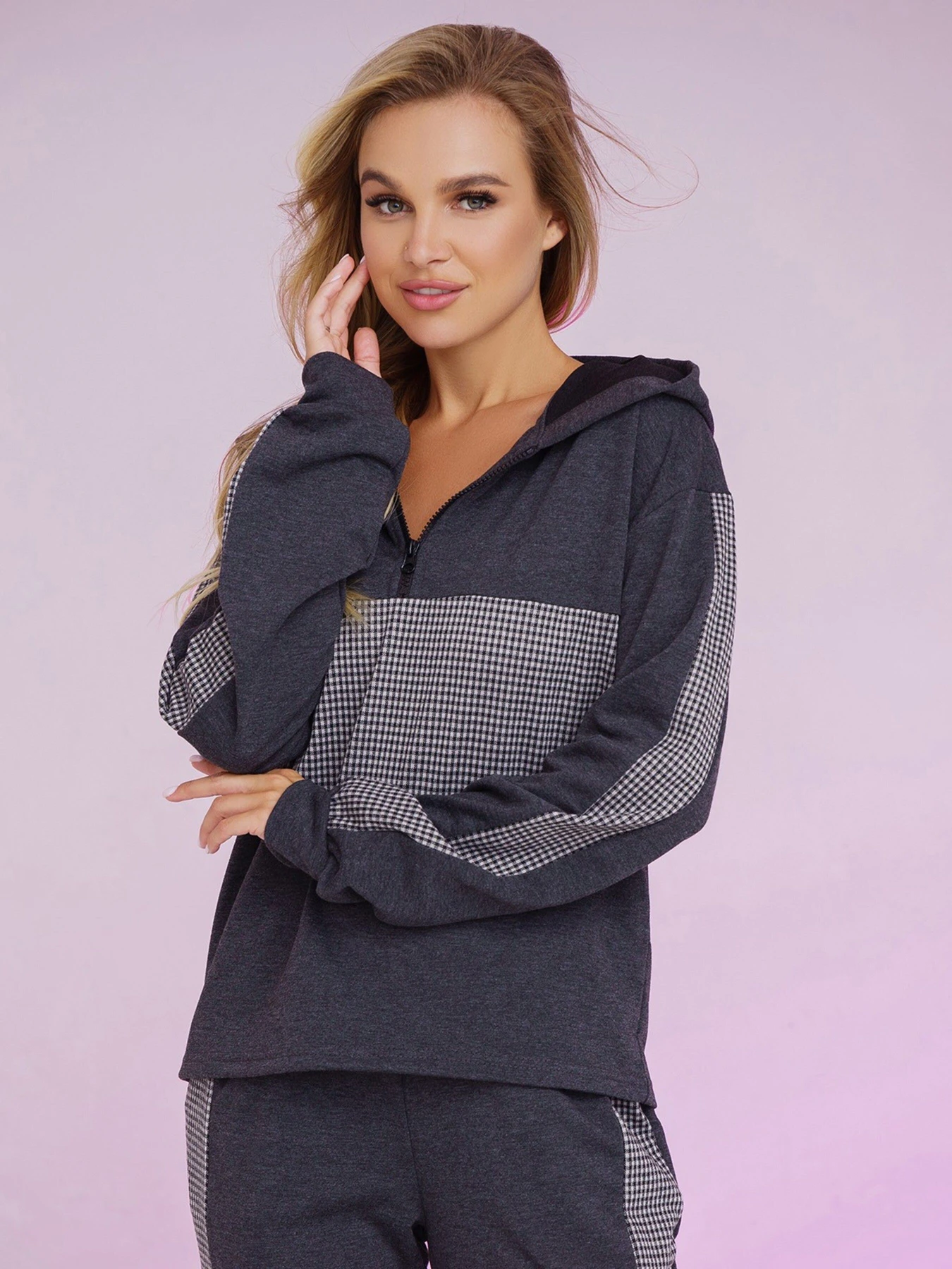 Костюми ISSA Plus модель 13520_grey Костюми ISSA Plus модель 13520_grey Фото