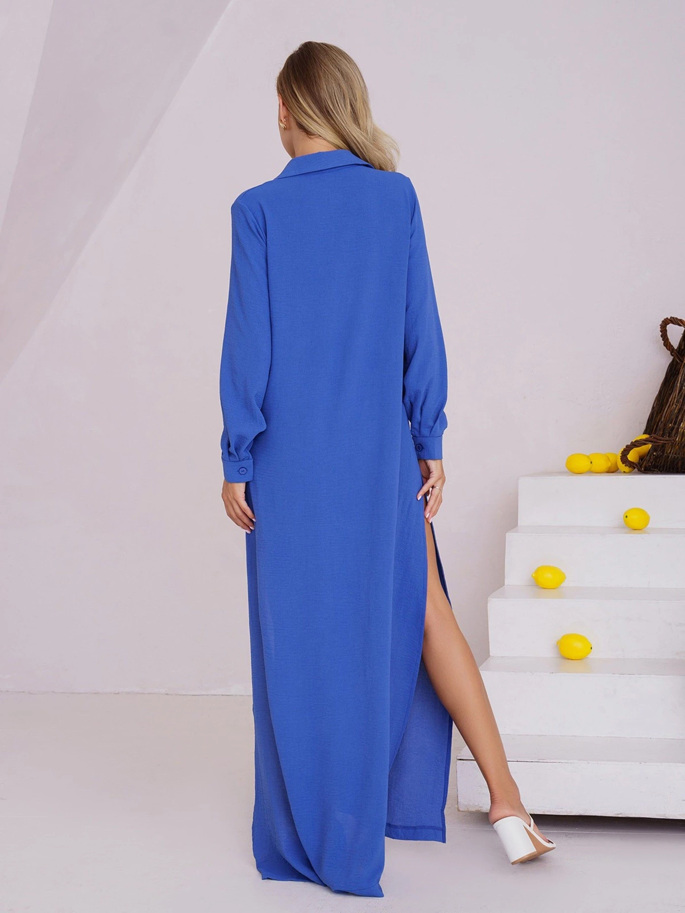Платья ISSA Plus модель 13521_blue Фото