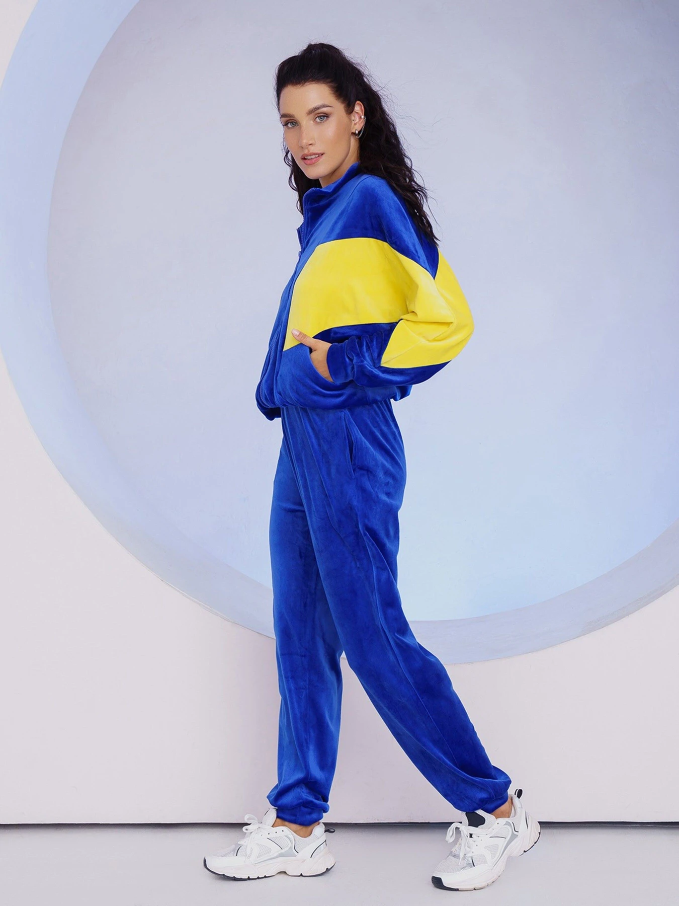 Костюми ISSA Plus модель 13522_blue Фото